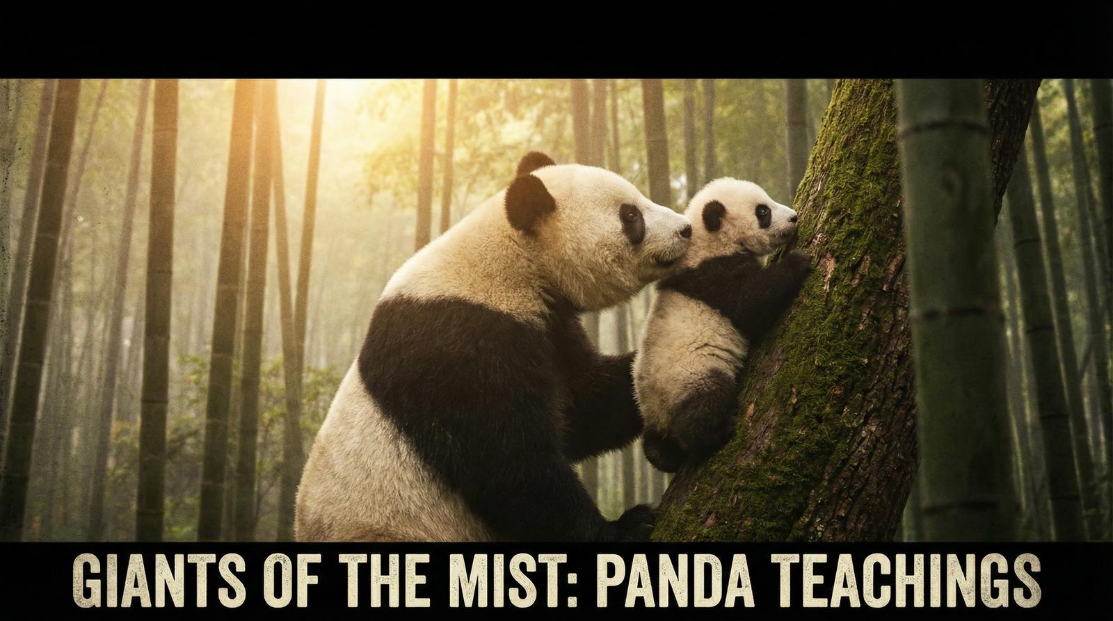 猎奇熊猫母子温情视频